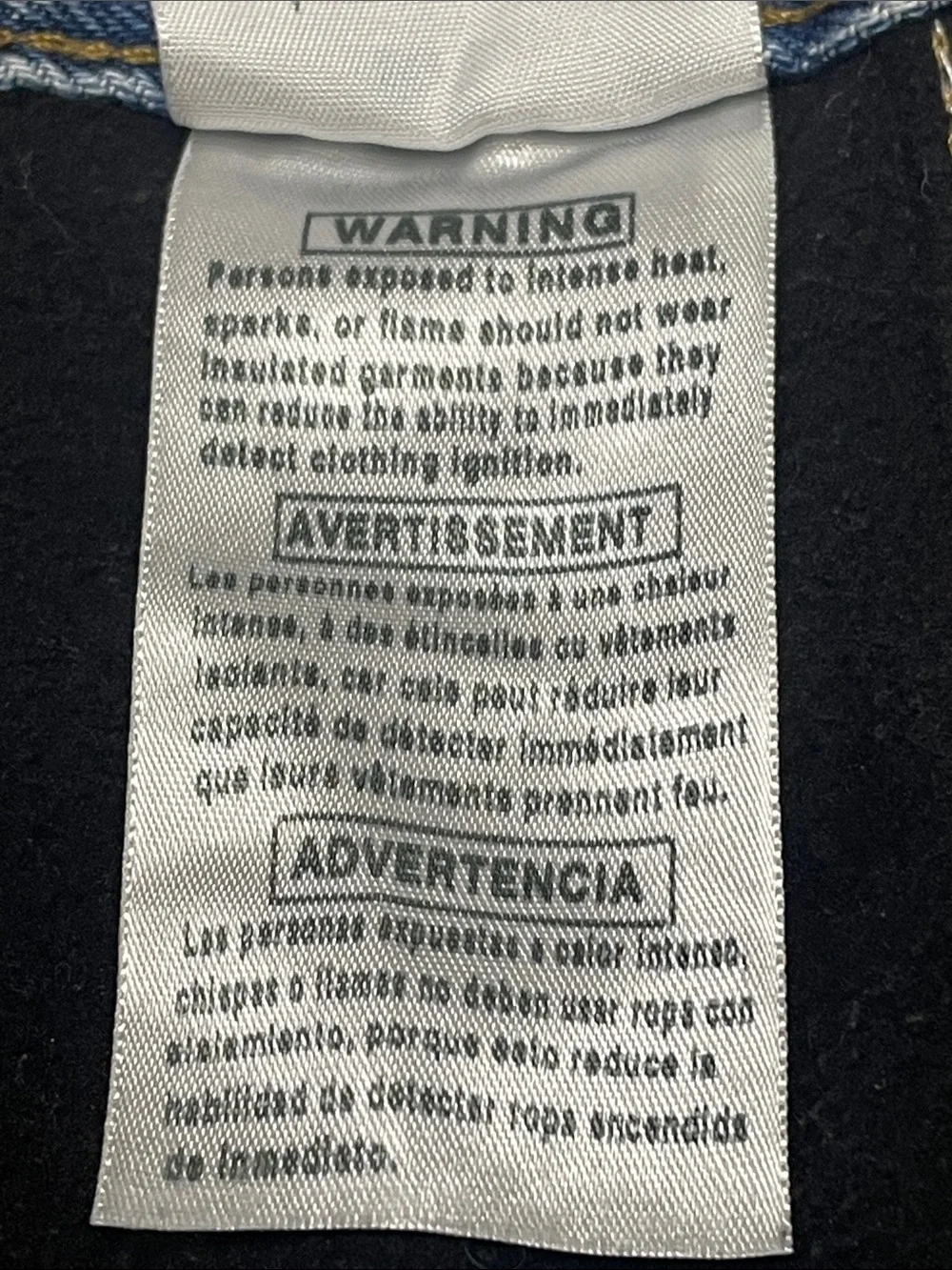 Carhartt Men’s workwear denim blue jeans. Fleece lined.40x34. Pre-owned. See pic